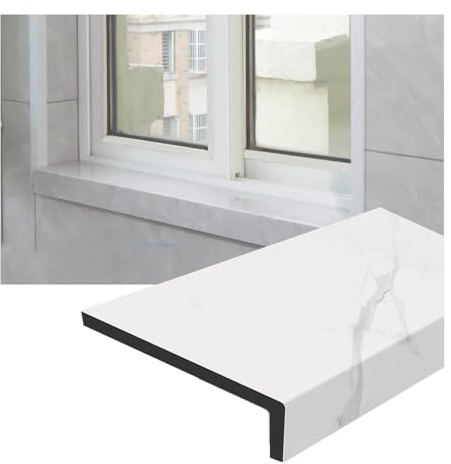 Cubierta de alféizar de ventana cortable, decorativa, impermeable, protector de azulejos para el hogar y la oficina, 50 x 40 cm, solución de repuesto elegante y funcional
