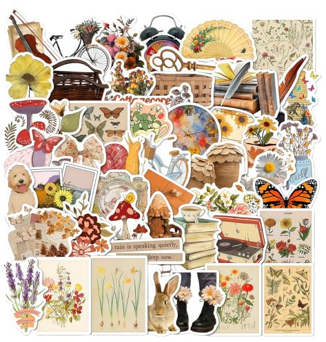 flintronic 200PC Pegatinas Aesthetic, Pegatinas Bullet Journal, Stickers Aesthetic, Impermeable Vinilo Calcomanias Pegatinas, Decorativa para Bricolaje, Álbumes de Recortes, Maleta,Monopatín Libreta