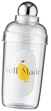 Hidyliu Cocktailshaker 500ML Stänksäker Bartendershaker för Hemmabruk Mjölktebutiker 88x88x193mm