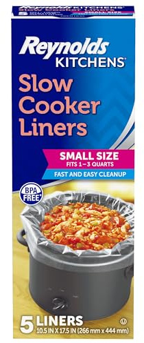 Reynolds Kitchens Slow Cooker Liners, Small (1-3 quart), 5 Count