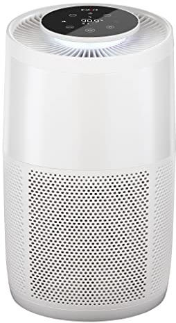 Instant HEPA Quiet Air Purifier From the Makers of Instant Pot with Plasma Ion Technology for Rooms up to 1140ft2, removes 99% of Dust, Smoke, Odors, Pollen & Pet Hair, for Bedrooms, Offices, Pearl