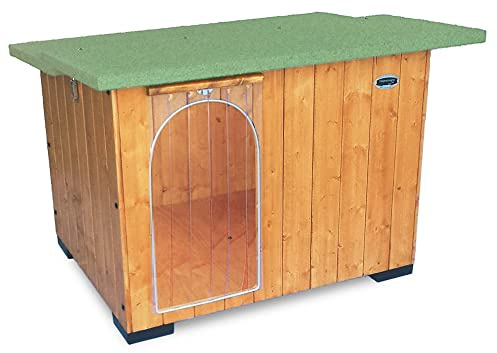 Hundehütten Hundehaus Hundehöhle Aus Massiv Holz Echtholz Geshenk THERMOVORHANG Made in Italy Mod. Italy B - Pudel 73x56xH51