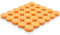 PYJLBX Magnete für Magnettafel, 30 Stück Magnete Stark Kühlschrankmagnete Mini Magneten Klein Magnete Kühlschrank Magnete Bunt Rund Magnet Stark Whiteboard Magnete, für Pinnwand Magnetwand, Orange