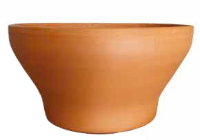 Ciotole in terracotta (5 pezzi) Made in Italy – Fioriera in Cotto, Diametro 17 cm, altezza 10 cm