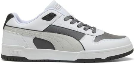 PUMA Unisex RBD Game Low Sneaker, Cool Dark Gray-Flat Dark Gray White, 13 UK