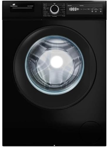 Lave-linge hublot CONTINENTAL EDISON CELL10140IBT - 10kg - Largeur 59,6 cm - Classe A - 1400 trs - moteur induction - noir mat