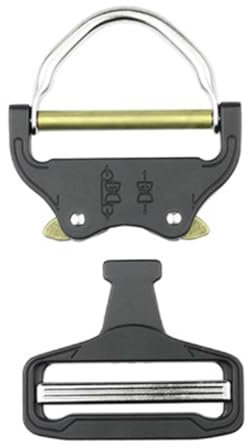 zwxqe Metal Buckle, 50mm HeavyHardware, Sturdy Quick-Release Clip, Rust-Resistant,Alloy, Secure Fastening Mechanism, Ideal for Dog Collars, Rucksacks, Belts, Holsters, and Hunting Gear