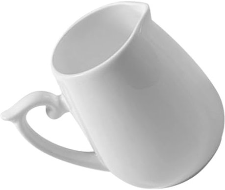 GALPADA Jarra De Blanca Asa Jarra Para Leche De Porcelana Para Uso Cafetería Para Café y