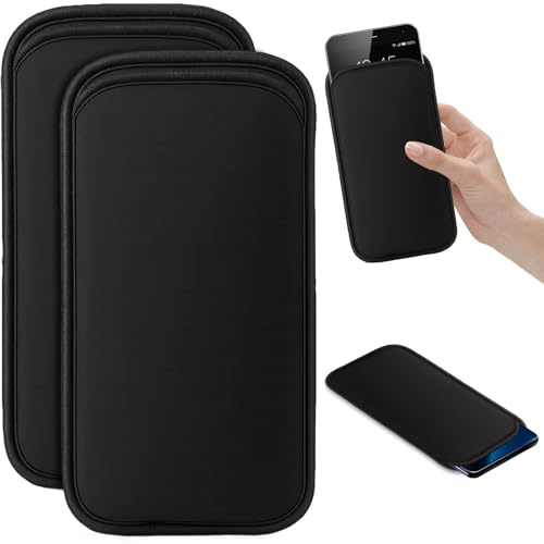 CJAPGJW 2 calzini per cellulare, custodia per iPhone 16, iPhone 16, custodia impermeabile per smartphone per attività all'aperto e viaggi, universalmente compatibile