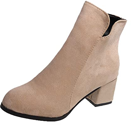 Scarponcini con Pelo Donna Stivali Antinfortunistica Eleganti Lunghi con Cerniera Laterale E Lacci Motivo Stampato a Stivali Overknee da Texani Stivaletti da Pioggia Country Donna
