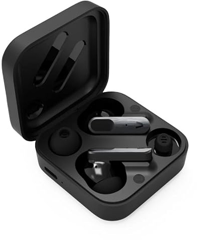 Vieta Pro - Auriculares True Wireless con Cancelación Activa de Ruido -16dB, Dual Pairing, 6 x Mic ENC, Autonomía 28h, App Double 2 Negro