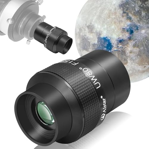 Alstar Telescope Eyepiece 2 inch, Super Ultra Wide Angle 80 Degree Eyepiece