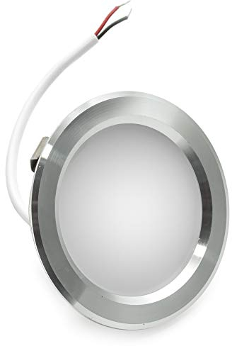 Spot LED 3 W slim encastrable trou 60 mm opaque lumière hotte cuisine étagère IP20 220 V Bianco freddo