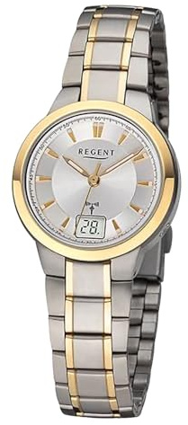 REGENT Montre pour femme radio titane bico FR271, Bracelet
