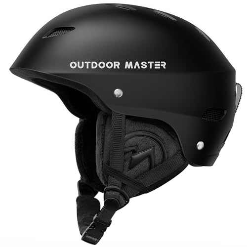 OutdoorMaster Kelvin Casque de Ski - Casque de Snowboard pour Hommes, Femmes & Jeunes