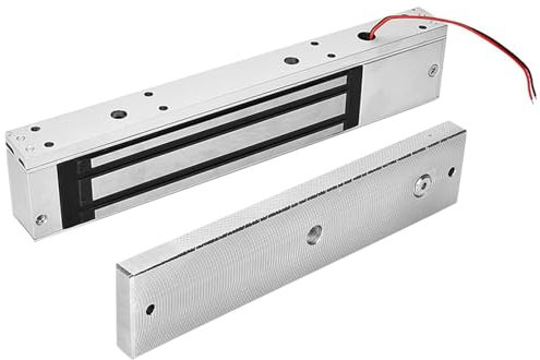 Mant 12 Volts,Electric Magnet Door Lock,Electrical Magnet,Dc 12V 280Kg Holding Force Single Door Electric Magnetic Electromagnetic Lock with Led Light