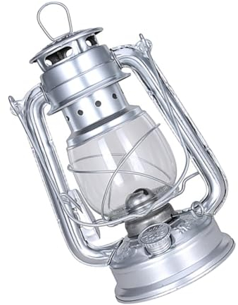 Zerodeko Vintage Kerosene Laterne Für Outdoor-Camping Handgemachte Öllampe Zur Dekoration Im Retro-Stil Robuste Und Glasstruktur Für Tisch Garten Und Terrasse