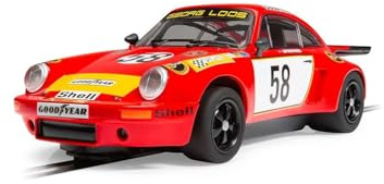 C4594 Scalextric Porsche 911 3.0 RSR - Georg Loos Racing - GT Winner 1975 LeMans Slot car