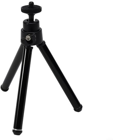 Mini treppiede flessibile per proiettore, fotocamera, portatile compatto e adatto ai viaggi (nero)