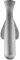 Alessi Boga VS06 Ginger Grater Steel AISI 430 Mat, Silver, 18.5 x 5.7 x 1.8 cm