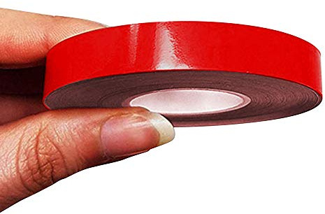 4R Quattroerre.it 10495 Trim Stripes Klebestreifen für Autos, Rot, 10 mm x 10 mt