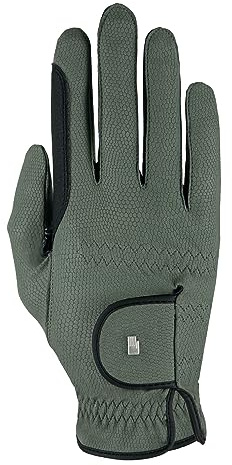 Roeckl Sports Reithandschuh Malta, Turnier Sommer Handschuh, Lorbeerblatt 8.5
