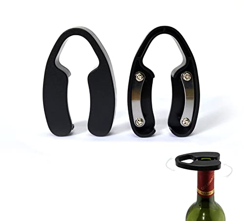 FIBOUND 2 Pièces Coupe de Feuille de Vin, Ouvrir Les Papier d'Aluminium Bouteilles de Vin, Coupe-Capsules Les Bouteilles Vin, Foil Cutter Vin Bouteille, pour Enlever Le Papier D'aluminium sur Le Vin