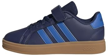 adidas Grand Court 2.0 Shoes Kids, Zapatillas Unisex niños, Dark Blue Bright Royal Gum10, 29.5 EU