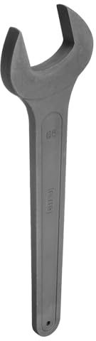 sourcing map Single Open Ended Spanner Wrench, 65mm (2 9/16-inch), Thicken Carbon Steel Open End Wrench Tool for Automotive Repair and Furniture Assembly, Grey