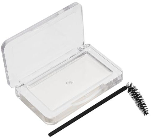 Ipetboom Augenbrauenseife Satz Transparent Fixiergel Augenbrauenstyling Seife mit Pinsel für Natürliches Make Up und Langanhaltenden Halt