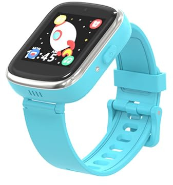 ODS | Radiocom Smartwatch Blu, waterproof per bambini con doppia fotocamera, con torcia, Memoria Interna 512 MB, Resistente all'Acqua IP66, Ricarica Magnetica