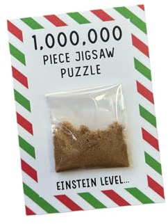 1,000,000 piece jigsaw puzzle joke gift | Birthday card filler | Anniversary gag gift | Funny present | Million piece jigsaw puzzle practical joke