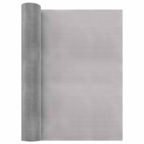 vidaXL Pantalla de Malla 40 x 1000 cm 60 Mesh Acero Inoxidable 201