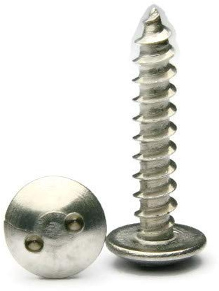 Spanner Security Truss Head Sheet Metal Screws 18-8 Stainless Steel #8 x 1/2 Qty 25