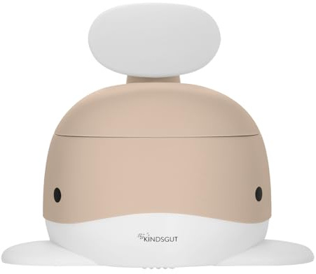 Kindsgut Pot pour bébé, Design de Baleine adapté aux Enfants et Couleurs discrètes, Toilette Enfant pour l'apprentissage de la propreté, sable