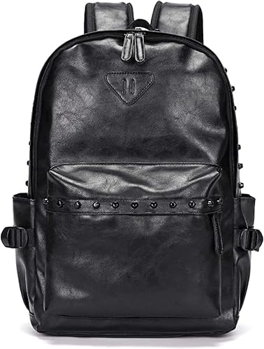 Ro Rox Unisex PU Punk Goth Bag School Uni Backpack