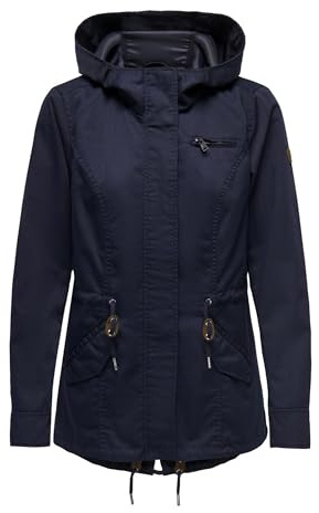 ONLY Veste Femme Lin Parka, Blue Graphite Ii, XS
