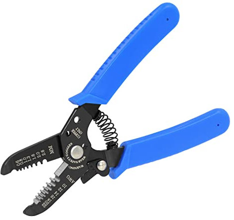 VCELINK GJ708BL Alicates Pelacables Electricista, Pelador de Cables Electricos y Cortador de Precisión de 6 , Pinza Pelacables Para Cables Macizos y Trenzados