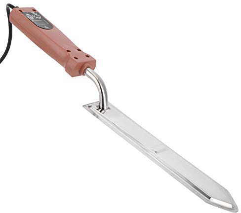 Couteau à Désoperculer électrique Coupe-miel électrique Grattoir à Miel 50-180℃ Contrôle de la Température Couteau à Découper le Miel Couteau à miel chauffant Pour Apiculteur Professionnel(Prise UE)