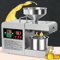 Automatic Electric Oil Press Machine,Essential Oil Press Machine, 304 Stainless Steel Nut Oil Extractor Seeds, 820W Cold Hot Press Seed Oil Extractor, for Commercial Home Kitchen