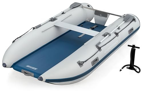 Bestway 65185 Set gommone sportivo Hydro Force Beacon Elite - 3,35 m, grigio