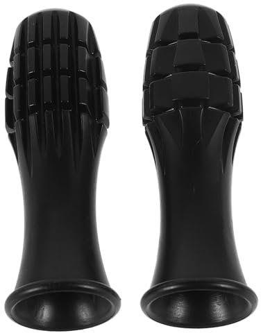 BESPORTBLE 1 Paar Kickergriff Tischfußballspiel Maschine Kicker Zubehör Tischfußballzubehör Ersatzgriffe für Kicker Fußball-Griffteile Ersatzgriffe für Tischfußball aus Kunststoff PVC Black