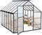 Froadp Gewächshaus aus Aluminium mit Fundament 310x250x205cm Gartengewächshäuser 4mm PC-Hohlkammerplatten Wetterfest Treibhaus, Tomatenhaus mit Fenstern Treibhaus für Garten & Aufzucht