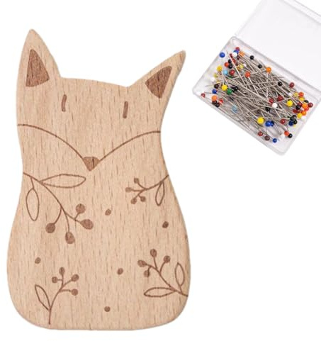 Xijobido Supporto Magnetico per Spilli, Cuscino per Aghi a Forma di Animale, Multiuso con Spilli e Fermacarte per Cucito Quilting Sartoria