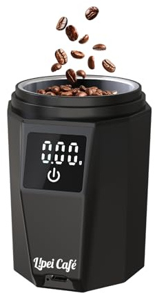 Lipei Cafe WeightBrew Digital Dosing Cup with LED Display, 0.05g High Precision Coffee Scale, Espresso Scale, Dosing & Brewing Coffee Accessories, Perfectly Measures Coffee Grounds - 1.1 lbs/500 g