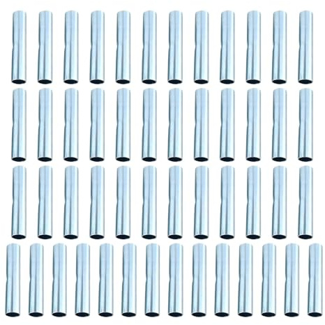 Stgfyxgs 50 Conectores para de Tienda de Campaña, Fabricados con Funda Metálica Y Fibra de Vidrio Resistente, para Reparaciones de Tiendas de Campaña, a, 1 Cm