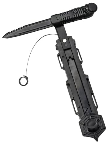 Assassins Sleeve Sword 1 1 Replica Role Playing Props Retractable Rotatable Blade Toy Plastic Retractable Sleeve Sword Adult Birthday Gift