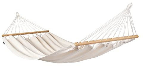 La Siesta® Florencia Latte – Organic Cotton Single Spreader Bar Hängematte
