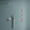 Sogood Niche de Douche à Carreler Argent 15x30cm Étagère Murale à Encastrer en Acier Inoxydable 1 Pièce
