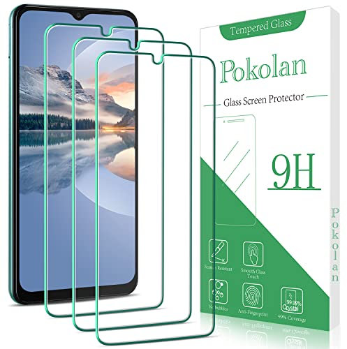 Pokolan [3 Pack Screen Protector for Samsung Galaxy A13 4G, A13 5G Tempered Glass, 9H Hardness, Case Friendly, Bubble Free, Anti-Scratch, Ultra Resistant
